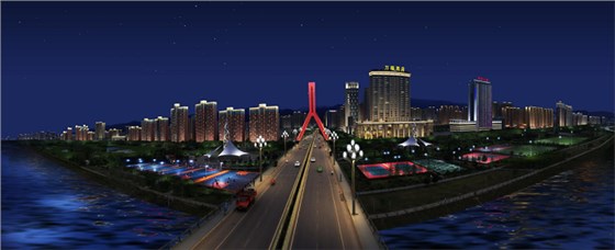 渭河南岸建筑